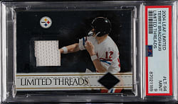 2004 Leaf Limited Threads Football #LT-94 Terry Bradshaw #2/100 PSA MINT 9