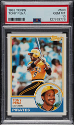 1983 Topps #590 Tony Pena PSA GEM MINT 10