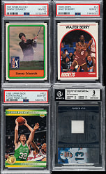 1981 to 2006 Upper Deck, Donruss, and NBA Hoops Golf, Basketball, and Football PSA- and BGS-Graded Collection (4)