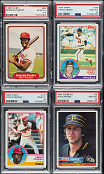 1982 to 1984 Topps, Fleer, and Donruss PSA GEM MINT 10 Collection (4)