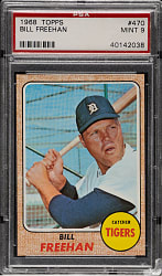 1968 Topps #470 Bill Freehan PSA MINT 9
