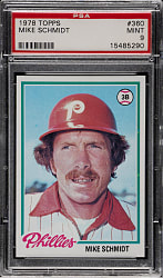 1978 Topps #360 Mike Schmidt PSA MINT 9