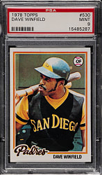 1978 Topps #530 Dave Winfield PSA MINT 9
