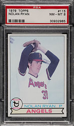 1979 Topps #115 Nolan Ryan PSA NM-MT 8