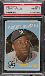 1959 Topps #395 Elston Howard PSA NM-MT 8