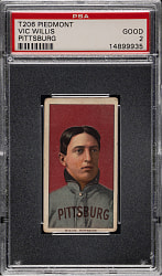 1909-1911 T206 White Border Vic Willis Portrait PSA GOOD 2