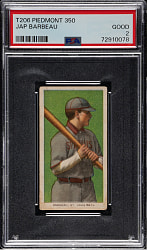 1909-1911 T206 White Border Jap Barbeau PSA GOOD 2