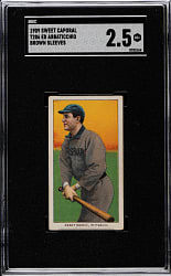 1909-1911 T206 White Border Ed Abbaticchio Brown Sleeves SGC GOOD+ 2.5