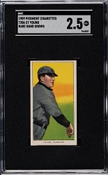 1909-1911 T206 White Border Cy Young Bare Hand Shows SGC GOOD+ 2.5