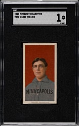 1909-1911 T206 White Border Jimmy Collins SGC POOR 1