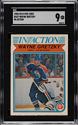 1982-1983 O-Pee-Chee Hockey #107 Wayne Gretzky In Action SGC MINT 9