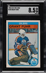 1982-1983 O-Pee-Chee Hockey #105 Grant Fuhr Rookie SGC NM/MT+ 8.5