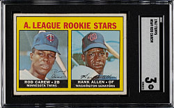 1967 Topps #569 Rod Carew Rookie SGC VG 3