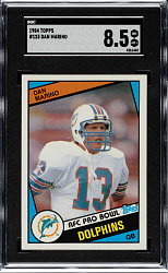 1984 Topps Football #123 Dan Marino Rookie SGC NM/MT+ 8.5