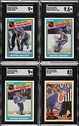 1984-1985 O-Pee-Chee Hockey Wayne Gretzky SGC-Graded Collection (10)