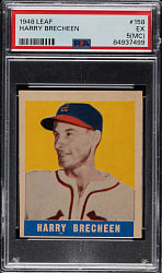 1948-1949 Leaf #158 Harry Brecheen Short Print PSA EX 5 (MC)