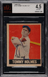 1948-1949 Leaf #133 Tommy Holmes Short Print BVG VG-EX+ 4.5