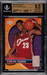 2003-2004 Upper Deck All-Star Game Basketball #LJ-4 LeBron James Rookie #1,719/2,004 BGS GEM MINT 9.5