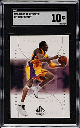 2000-2001 Upper Deck SP Authentic Basketball #39 Kobe Bryant SGC GEM MINT 10