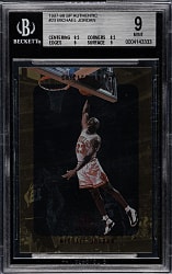 1997-1998 Upper Deck SP Authentic Basketball #23 Michael Jordan BGS MINT 9