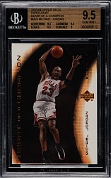 2003-2004 Upper Deck Hardcourt Heart of a Champion Basketball #MJ5 Michael Jordan BGS GEM MINT 9.5