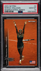 2003 NetPro International Series Tennis #2 Serena Williams PSA GEM MINT 10