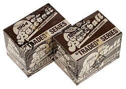 1984 Topps Traded Unopened Factory Set Pair - BBCE (Tape Intact)