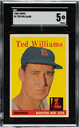 1958 Topps #1 Ted Williams SGC EX 5