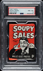 1965 Topps "Soupy Sales" Unopened Wax Pack PSA NM-MT 8
