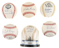 Single-Signed Baseball Collection (15) Including Willie Randolph and Omar Vizquel - JSA, Beckett, and PSA/DNA
