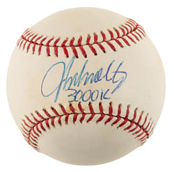 John Smoltz Single-Signed Baseball with "3000K" Inscription - Beckett