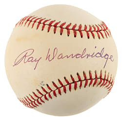 Ray Dandridge Single-Signed Baseball - JSA