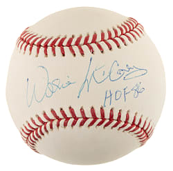 Willie McCovey Single-Signed Baseball with "HOF 86" Inscription - PSA/DNA