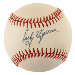 Early Wynn Single-Signed Baseball with "HOF 76" Inscription - PSA/DNA