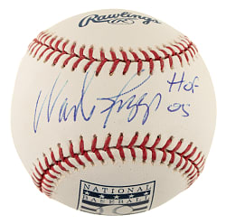 Wade Boggs Single-Signed Baseball with "HOF 05" Inscription - JSA