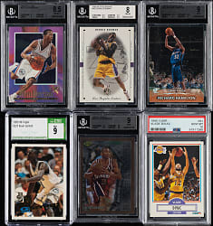 1981 to 1999 Topps, Fleer, and Upper Deck Basketball Hall of Fame and Stars PSA- and BGS-Graded Collection (12) Including Dennis Rodman, Kevin Garnett, and Allen Iverson