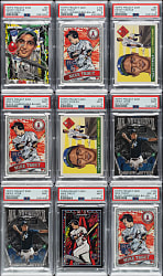 2020 Topps Project PSA-Graded Collection (9) Including Sandy Koufax, Derek Jeter, and Mike Trout