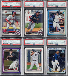 2017 to 2023 Bowman Draft PSA GEM MINT 10 Collection (14) Including Juan Soto, Ronald Acuna, and Fernando Tatis Jr.