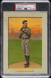 1911 T3 Turkey Red #19 Addie Joss PSA POOR 1