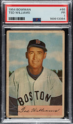 1954 Bowman #66 Ted Williams PSA POOR 1