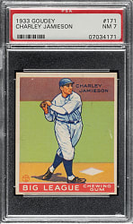 1933 R319 Goudey #171 Charley Jamieson PSA NM 7