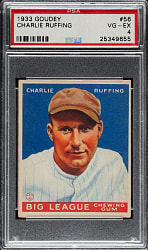 1933 R319 Goudey #56 Red Ruffing PSA VG-EX 4