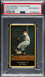 1969 Nabisco Team Flakes Tom Seaver PSA Authentic