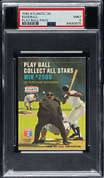 1968 Atlantic Oil Unopened Play Ball Pack PSA MINT 9