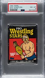 1985 Topps "WWF Pro Wrestling Stars" Unopened Wax Pack PSA NM-MT 8