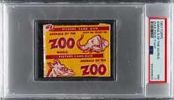 1951 Topps "Animals of the World" Unopened One-Cent Wax Pack PSA NM 7