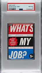 1965 Leaf "What's My Job" Unopened Wax Pack PSA NM-MT 8
