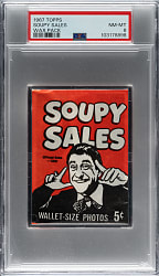 1967 Topps "Soupy Sales" Unopened Wax Pack PSA NM-MT 8