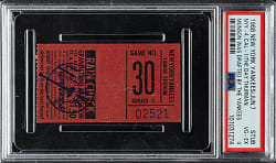 June 7, 1968 New York Yankees (vs. California Angels) Ticket Stub PSA VG-EX 4 - Thurman Munson was Drafted by the Yankees