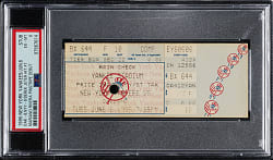 June 6, 1995 New York Yankees (vs. Oakland Athletics) Ticket Stub PSA EX-MT 6 - Derek Jeter Hit #7 and Mariano Rivera Pinstripe Debut